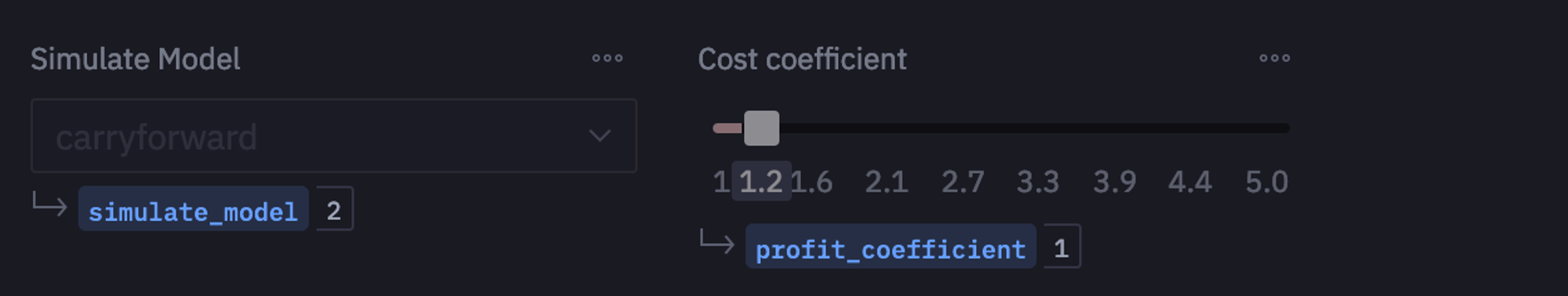 Select Parameters