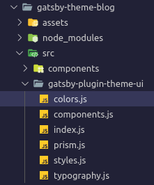 gatsby-plugin-theme-uiのディレクトリ