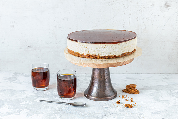 Cold Brew Coffee cheesecake flavoured with whiskey