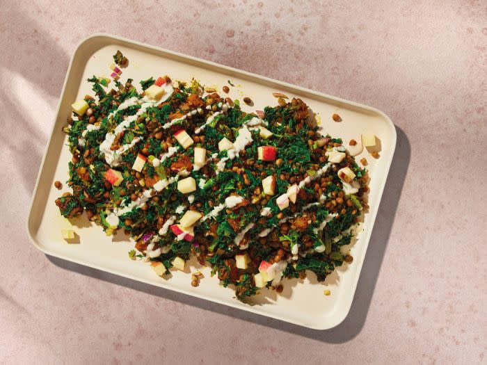 Lentil Salad with Butternut Squash and Kale​