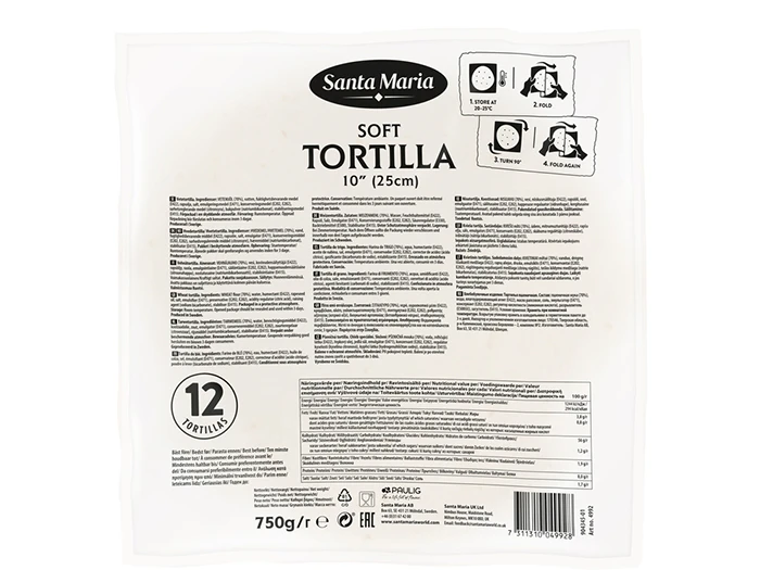 Ambient Tortilla 10 750Gx6