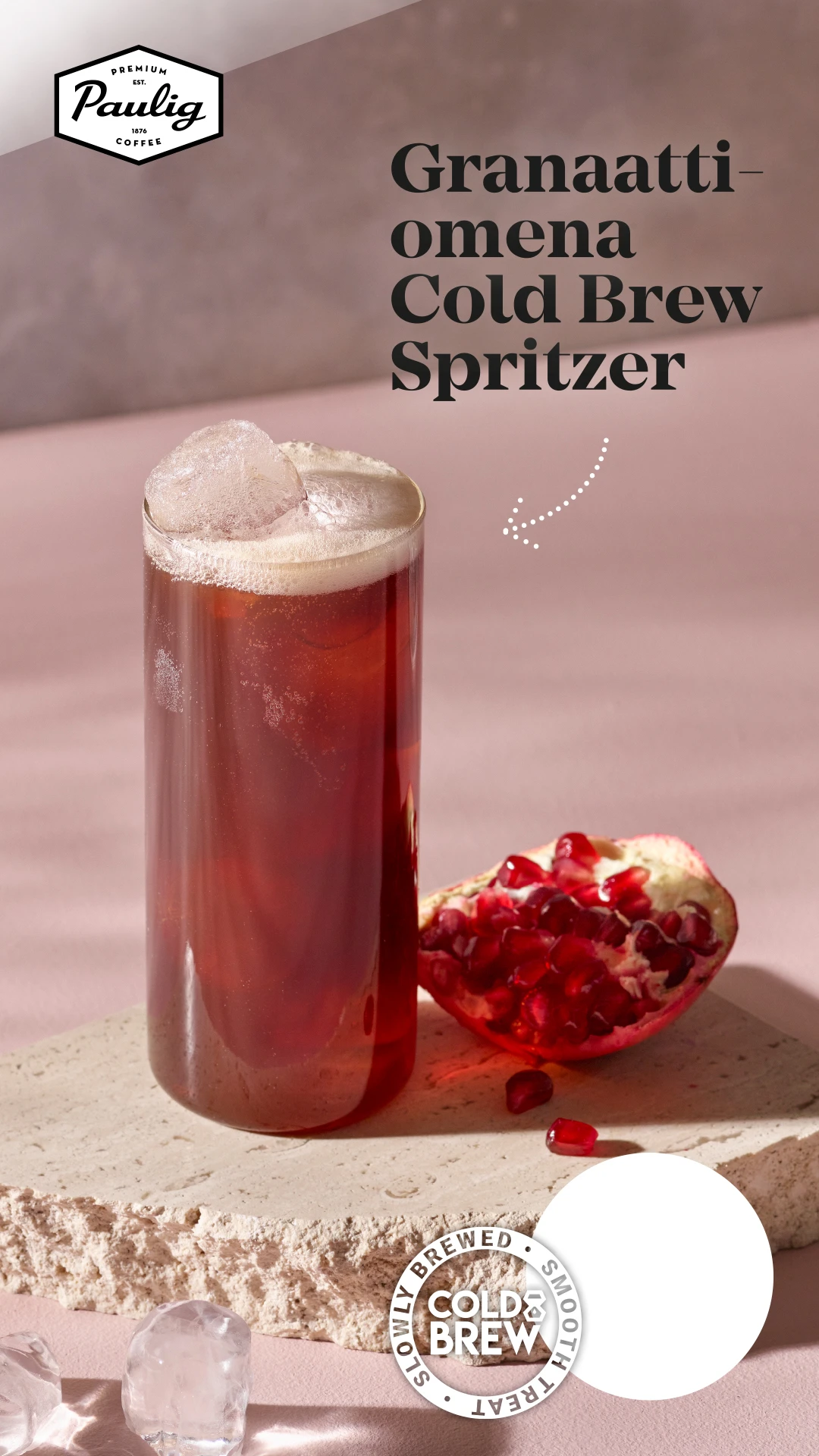 Rose Pomegranate Cold Brew Spritzer screen vertical