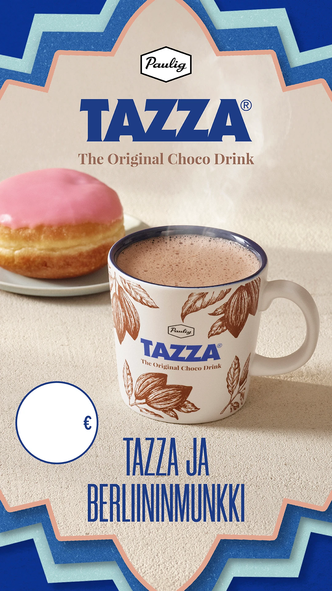 Screen vertical Tazza & pink doughnut