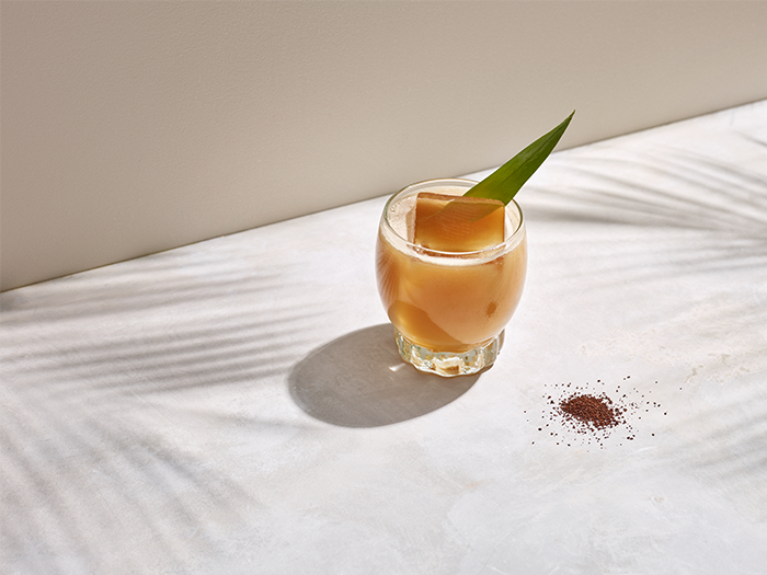 Coconut & Pinapple coffee cocktail