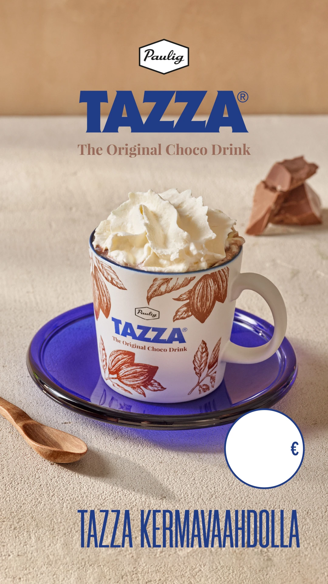 Screen vertical Tazza & whipped cream