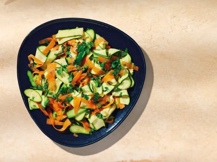 Pickled Squash Salad with Carrots​