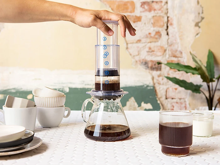 Aeropress - making coffee