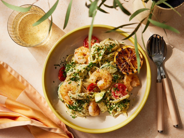 Chermoula Pasta Landscape