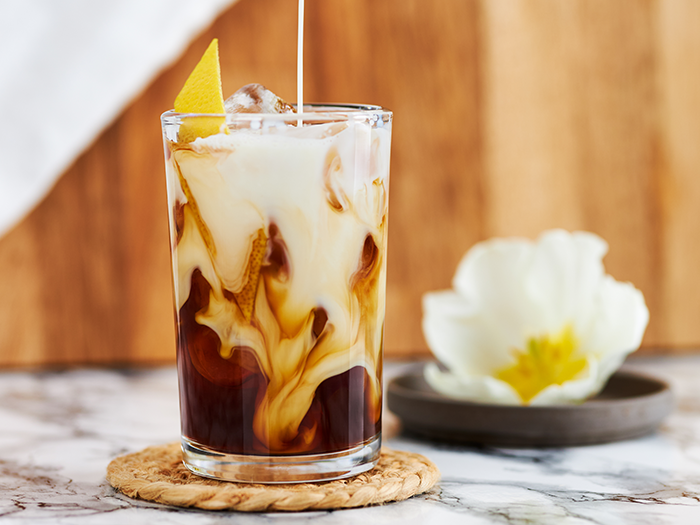 Milky Way vanilla coffee cocktail