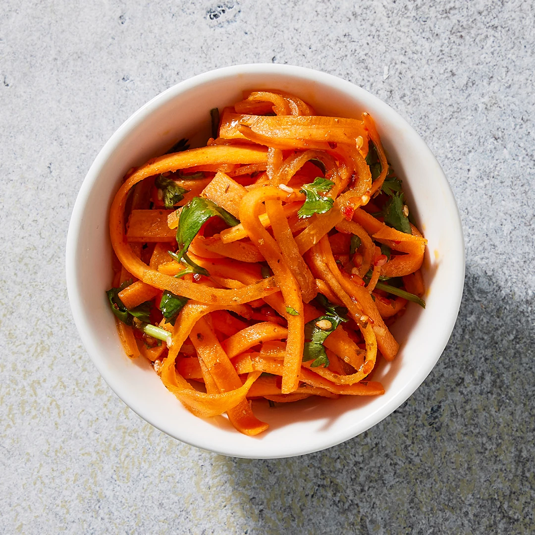 Korean Carrot Salad Square