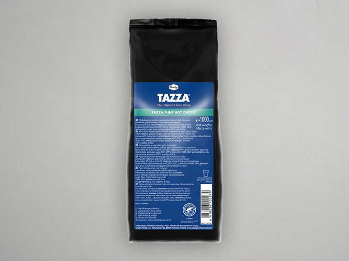 Tazza mint powder package