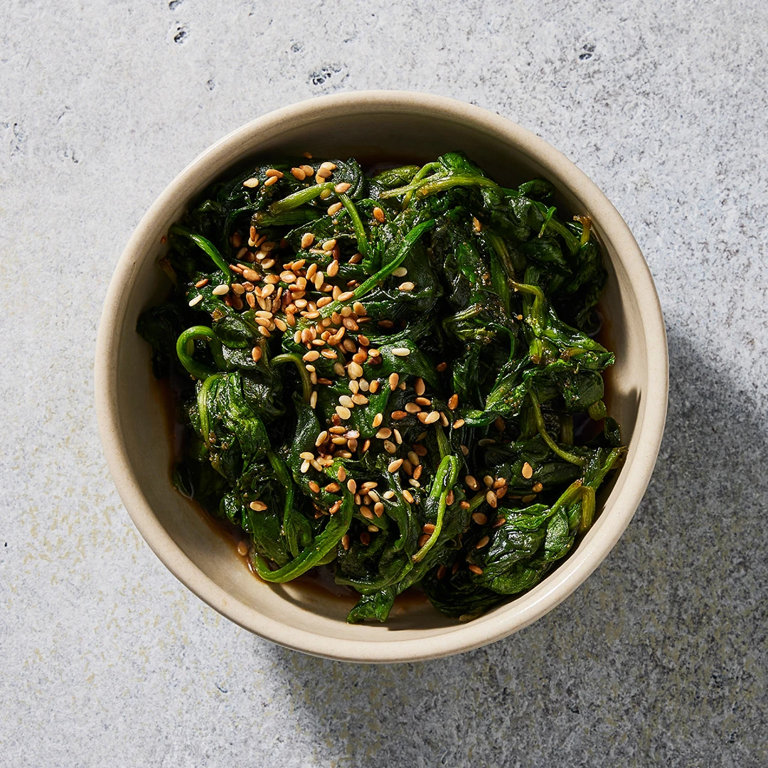 Soy Marinated Spinach square