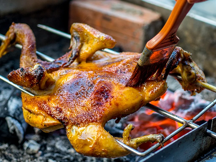 Grilled bird