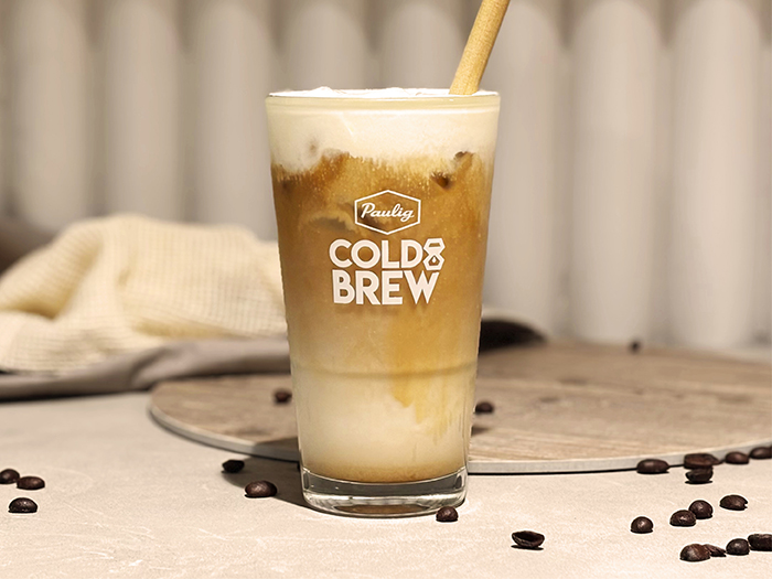 Caramel creme brulee ice latte
