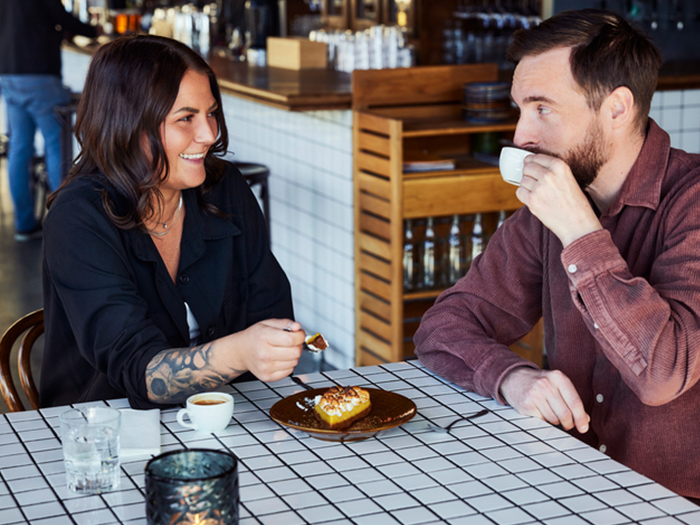 Image - A couple in a restaurant