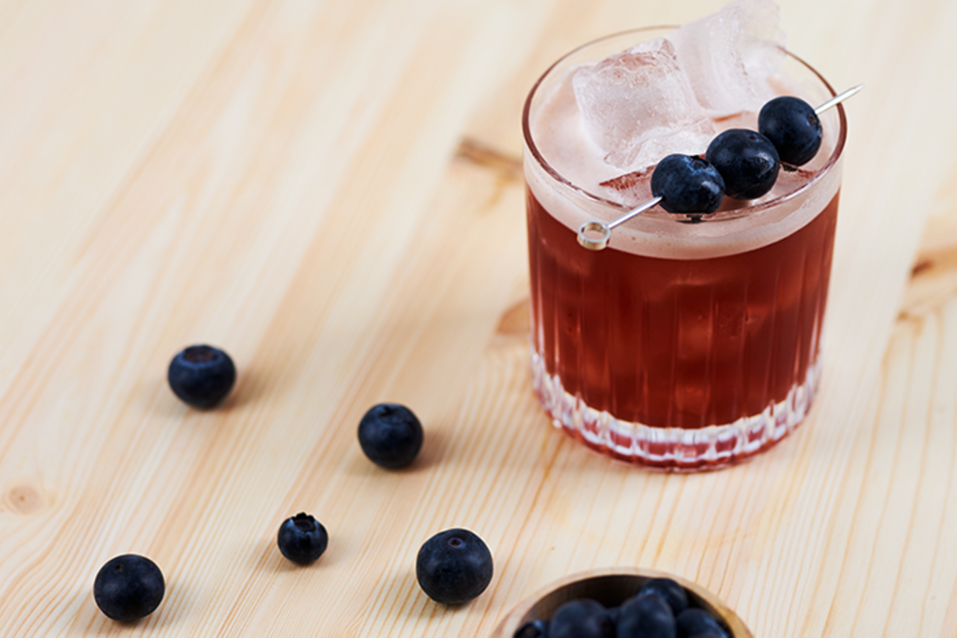 Blueberry Sour coffee cocktail