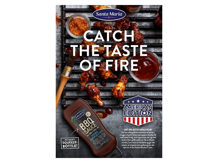 Catch the taste of fire - American edition folder