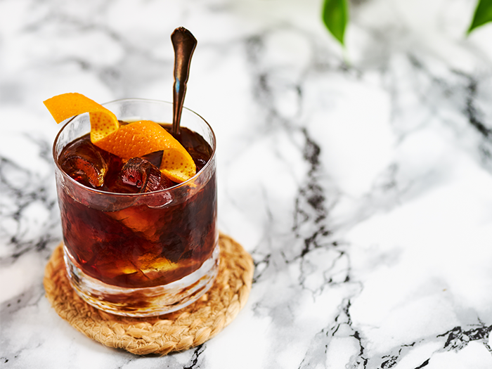 Aperol coffee cocktail