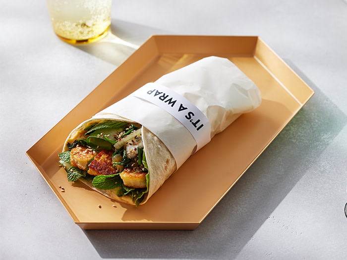 halloumi wrap