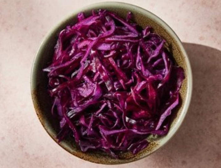 Pickled red cabbage