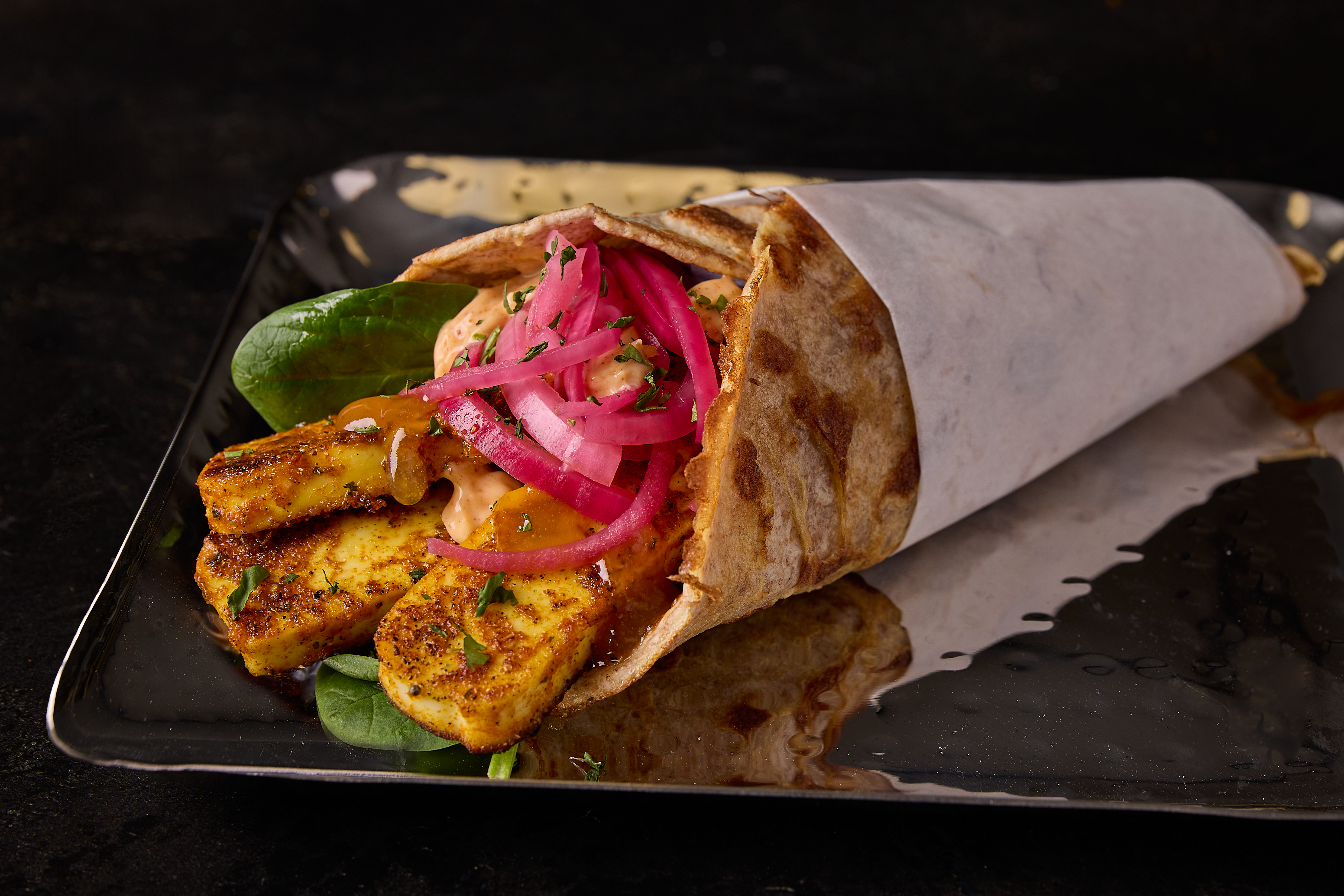 Paneer Cha-Kati Roll