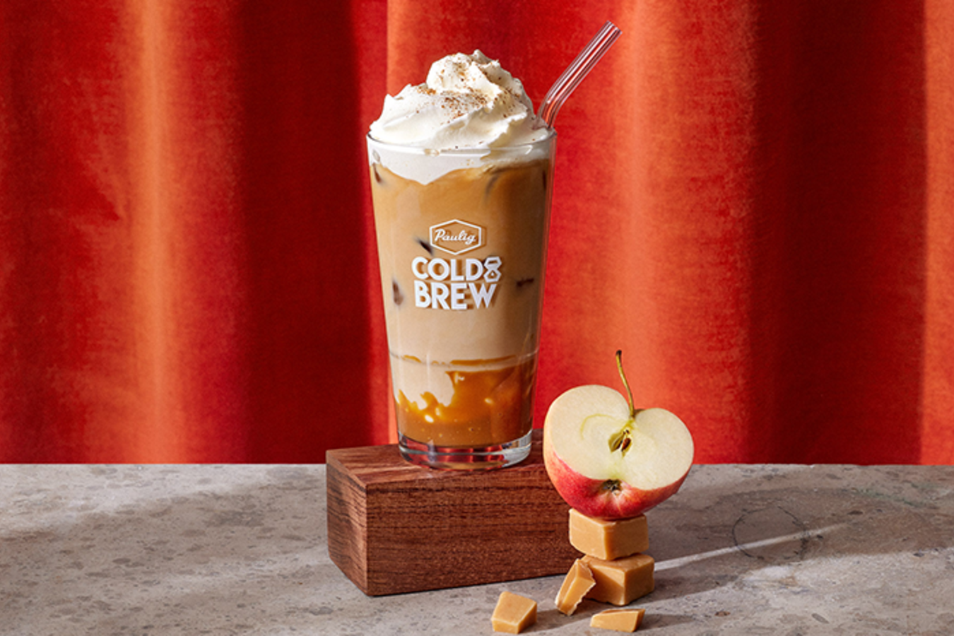 Apple Caramel Ice latte
