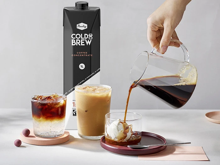 Cold brew concentrate and drinks