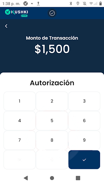 Pantalla autorizacion
