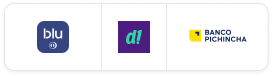 3 logos with DeUna