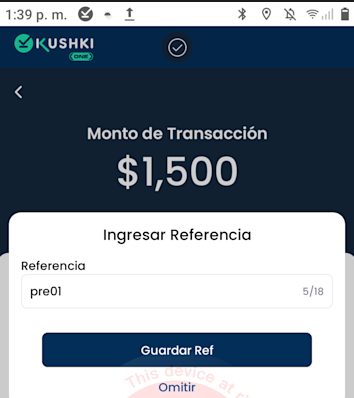 Ingresar referencia