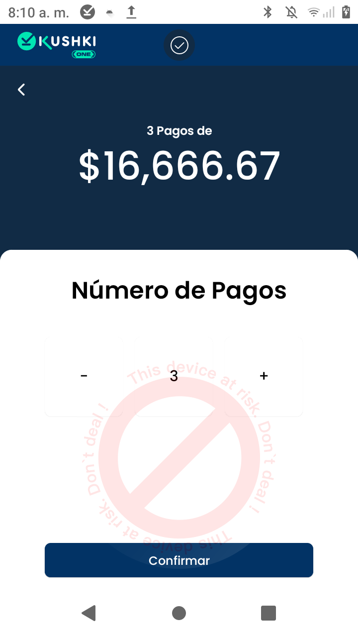 numero de pagos