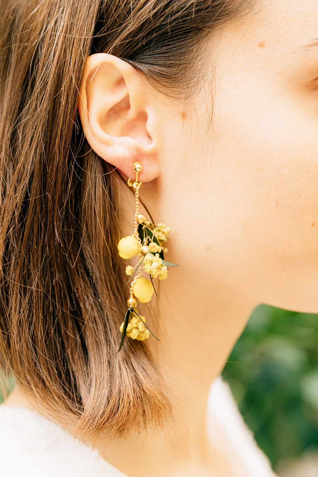 boucles d'oreille Jade