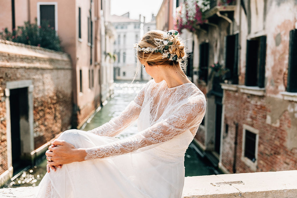 couronne de fleurs Ornela