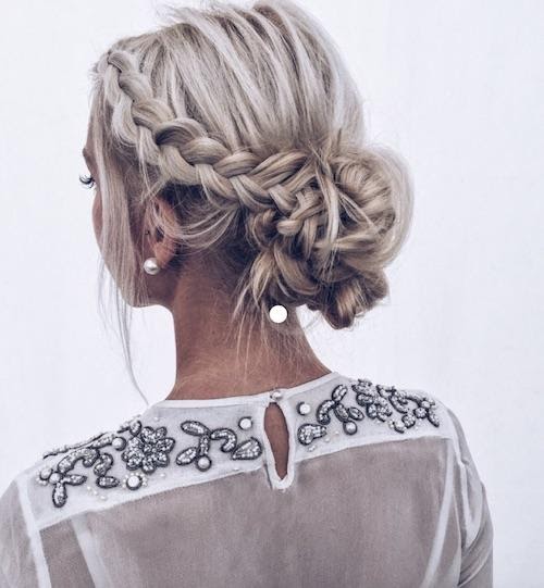 Chignon tressé