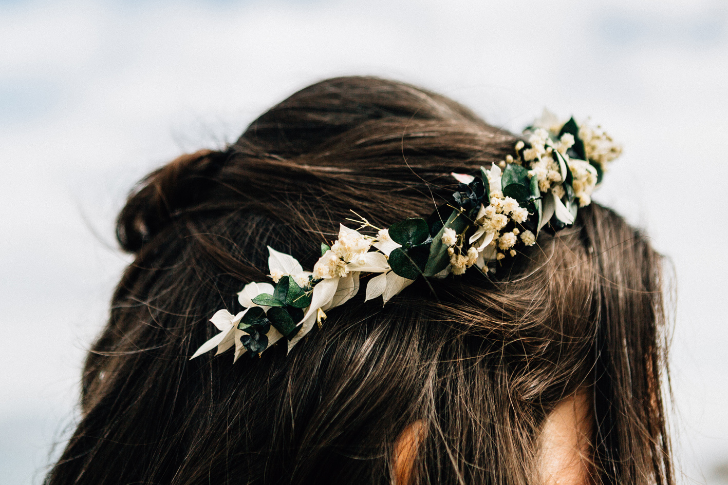 Couronne de fleurs Lucia 