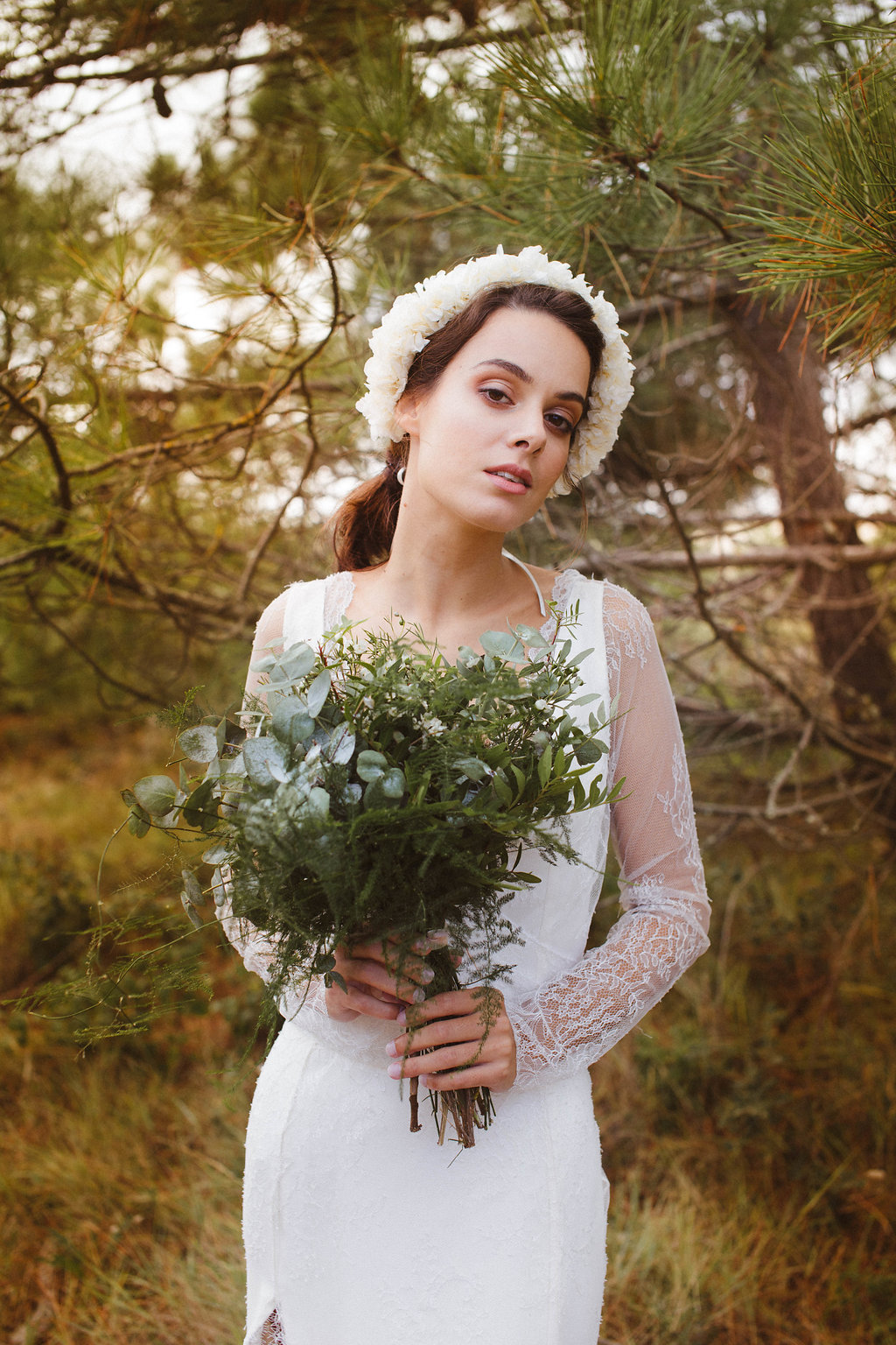 Couronne de fleurs Maria 