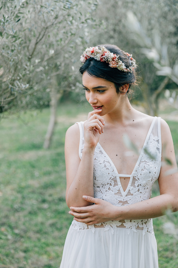 Wedding flower deals headband