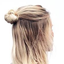 demi chignon