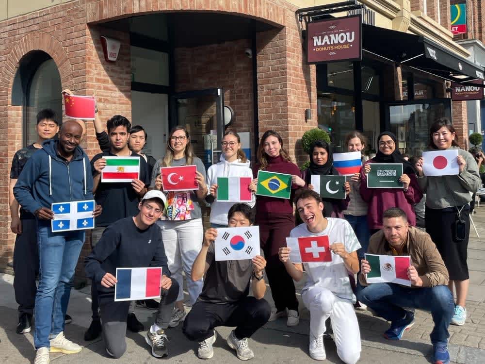 Nacel English School London の国籍比率