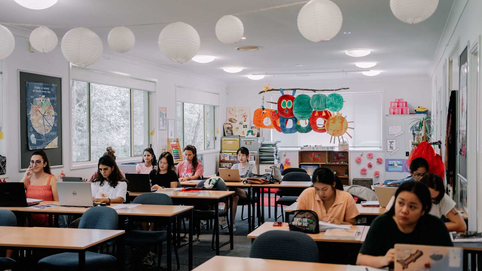 Children’s services の授業風景2|Imagine Education Australia