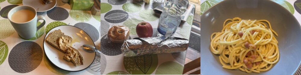 朝・昼・晩のご飯の例｜アイルランド語学研修2025｜ホームステイ in クレア