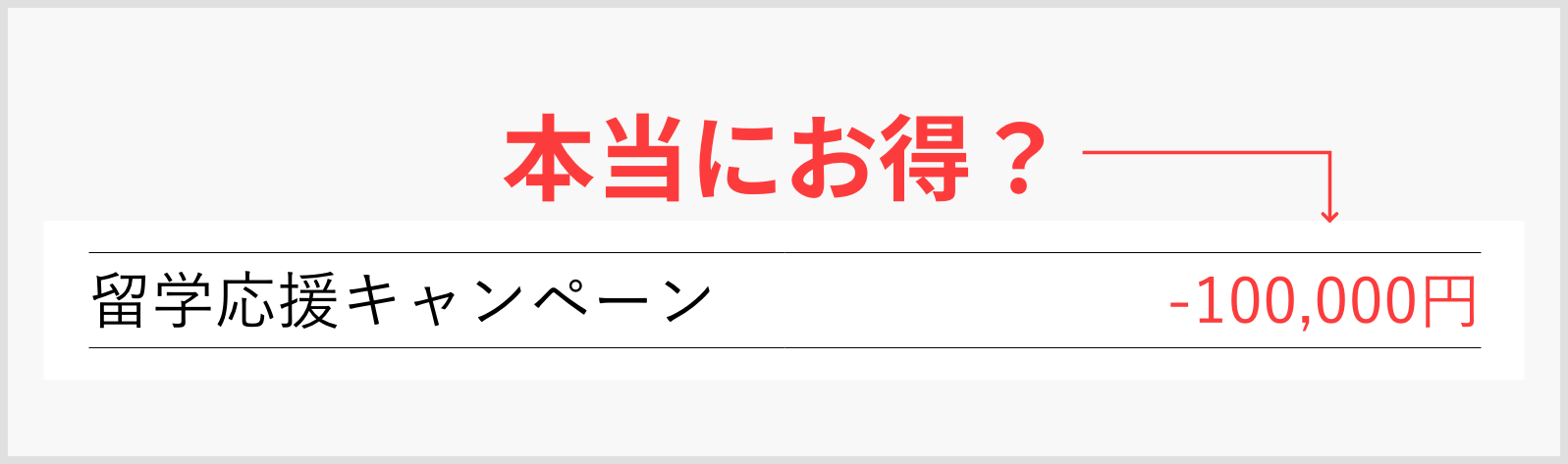 その他のキャンペーン｜新しい時代の留学