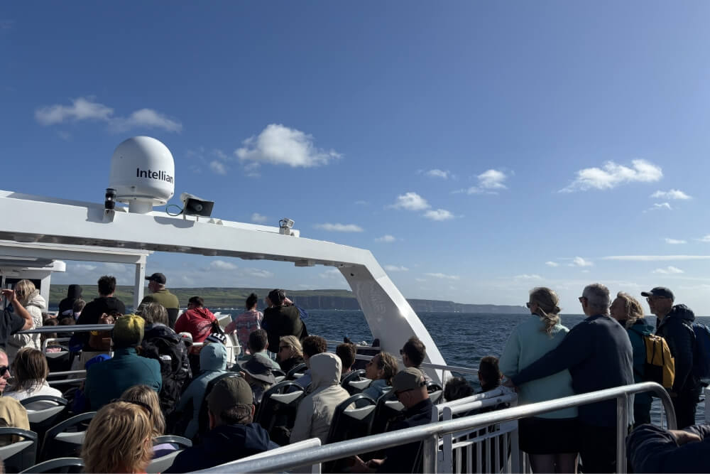 アラン諸島へ向かうフェリー｜アイルランド語学研修2025｜ホームステイ in クレア