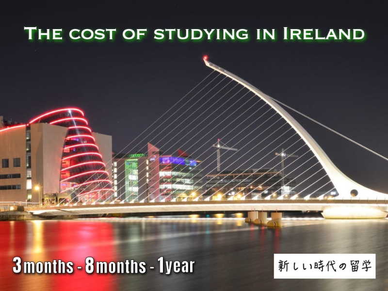 アイルランド留学は安い？必要な費用を期間別に紹介！学校費用・滞在費・保険料など