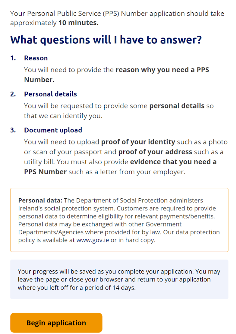 PPSナンバー申請方法と取得後のRevenue登録｜アイルランドワーホリ | 新しい時代の留学