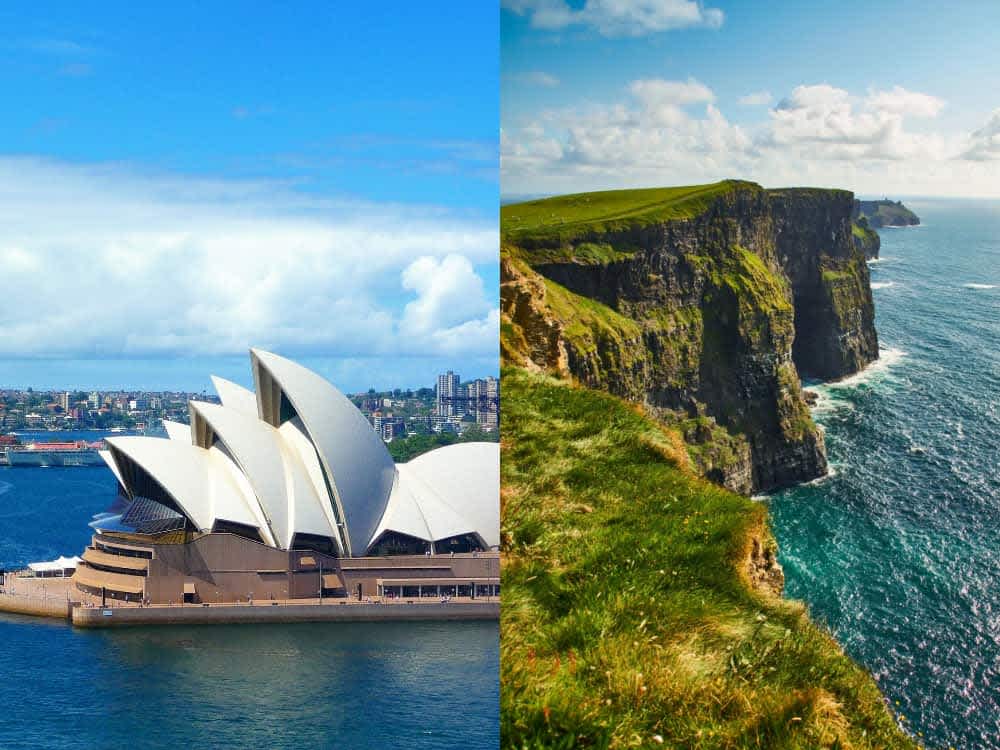 【中学生・高校生留学】 オーストラリアとアイルランドの違い