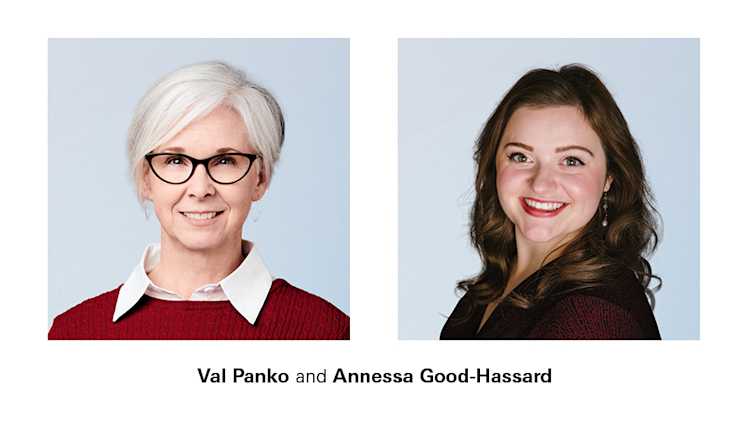Val Panko and Annessa Good-Hassard
