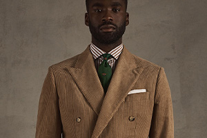 Fall Finery: Beige Corduroy