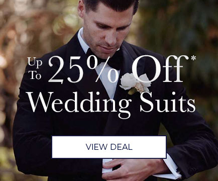 Up To 25% Off Custom Tailored Weddings
