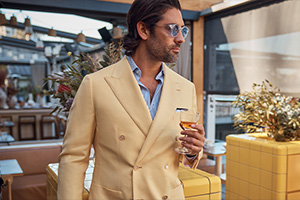 Modern Classic: The Bold Butter Yellow Suit